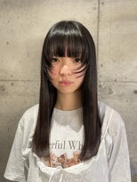 ロンドフルール 大宮東口(Lond fleur)&nbsp;ミニウルフレイヤーカット顔周りカット前髪カット韓国ボブ/大宮