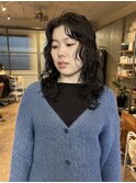 時短ヘア！ウェーブパーマ