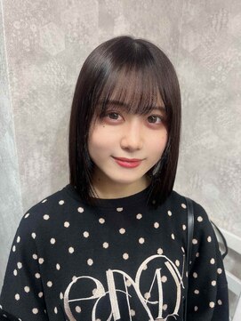 ワンズリー 本厚木店(ONE's ly) アンブレラカラーピンクベージュイメチェン前髪クールショート