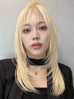 イキ 表参道(iki omotesando) ブリーチカラー/ロングレイヤー/韓国ヘア