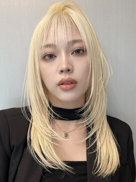 イキ 表参道(iki omotesando) ブリーチカラー/ロングレイヤー/韓国ヘア