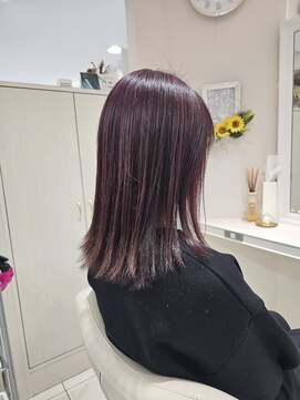 アッシュ 二俣川南口店(Ash) ◆ハイライト/ボルドー/フェイスフレーミング/アンブレラ