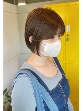 アーチテクトヘア(Architect hair by Eger) オリーブベージュ&ショートボブ