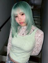 ユルク(JURK nagoya)&nbsp;栄/ダークパープル/ナチュラルショート/ミルクブラウン/夏