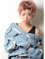 アズーア ヘアーアンドスパ(azure hair&spa)&nbsp;無造作攻めカラー　ショートスタイル