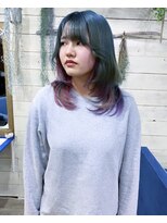 トーク 伊丹本店(TAL'KE)&nbsp;TAL'KE/ネイビーブルー×インナーデザインカラー_626