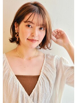 ビーチ(BEACH) ボブルフ濡れ髪くびれヘアカーキベージュ