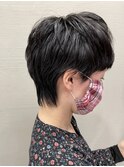 パーマ束感ショート☆