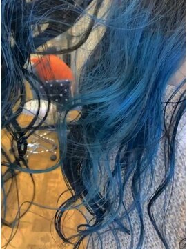 ラニハナクドウ(lanihana.kudo) ～＊+インナーカラーMIXブルー＆グリーン＊+～