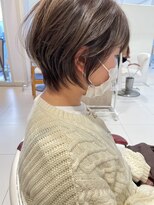 アース 鶴岡店(HAIR&MAKE EARTH) やわらか丸みショート【EARTH鶴岡店】