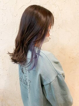 フロール(Flor) 【flor 戸塚】*インナーカラー+ペールバイオレット*