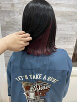 ラグシーセカンド(RAGCIE 2nd)&nbsp;【Rio】インナーカラー×ダークレッド