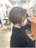 スタイリングが簡単☆丸みショート