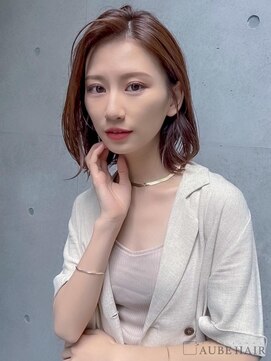 オーブ ヘアー カメリア 枚方店(AUBE HAIR camelia) 20代・30代_大人可愛いミディアムボブ