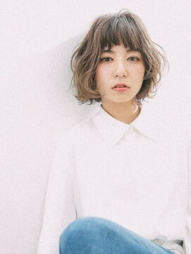 エムスラッシュ たまプラーザ(M.SLASH) ■切りっぱなし抜け感ショートウルフM.SLASHたまプラーザ4-5★