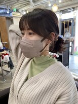 結んでも可愛いおくれ毛カット