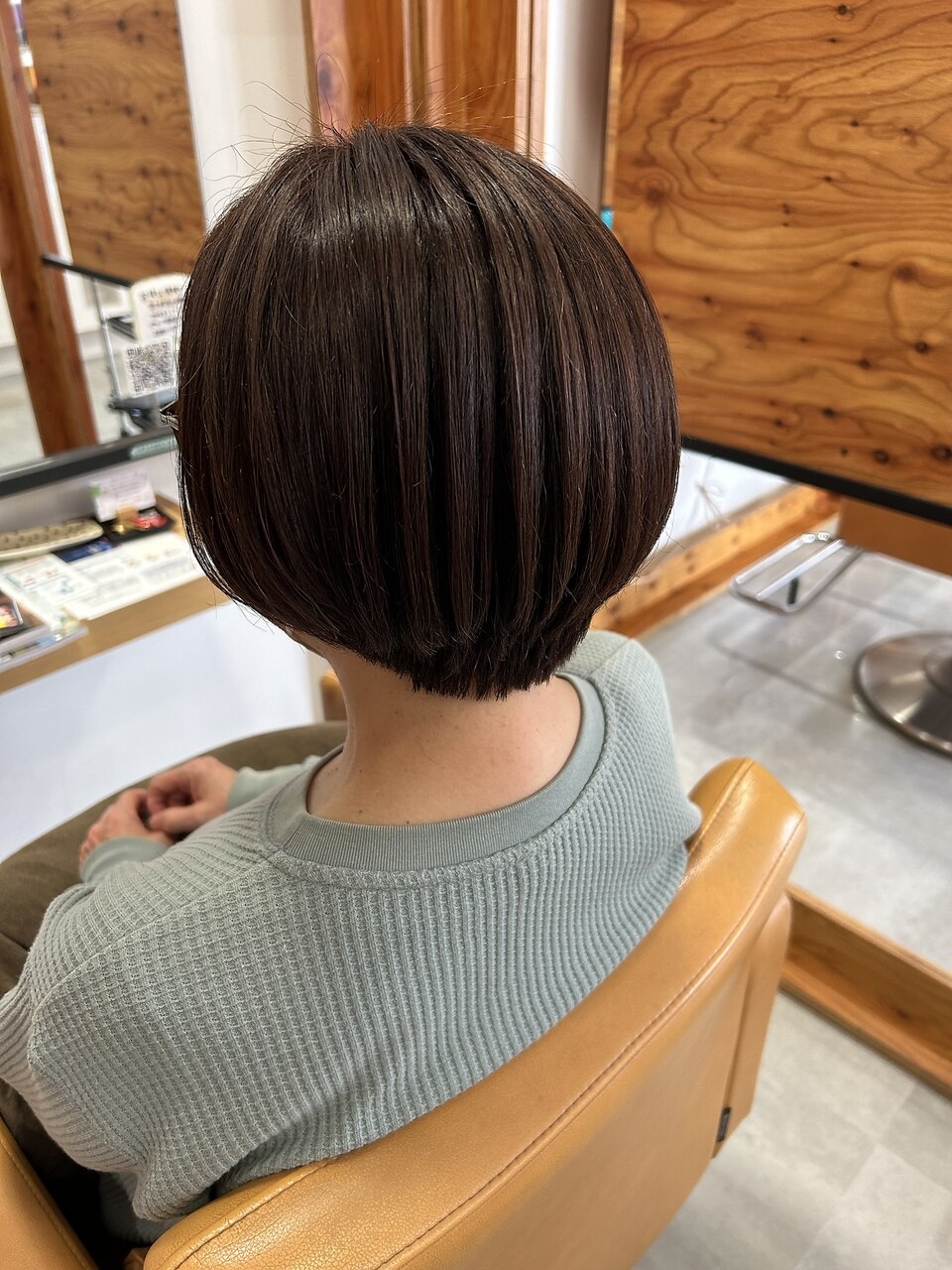 大人可愛い【ショートボブ】【チョコレートブラウン】：L206843590