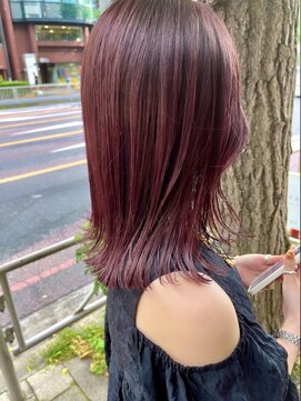 ソウスシア(SOURCE cia) ツヤ髪ラベンダーピンク【佐藤和弥】