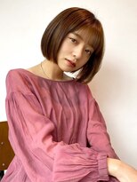 アクト(ACT) ナチュラルボブ/ボブスタイル/オレンジブラウン