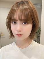 サンド クリア 横浜本店(sand clear)&nbsp;ボブディオリーブベージュ髪質改善縮毛矯正フェイスレイヤー