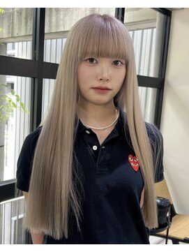 ラキングキョウト(LA KING KYOTO) 切りっぱなし、ミルクティーベージュ