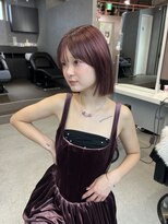 ジュエム(jouerm)&nbsp;くびれレイヤー小顔カット☆前髪イメチェンミディボブルフ