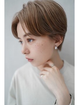 ギークス(GEEKS) 【GEEKS渋谷】マッシュショート/マロンベージュ/冬ヘア/20代30代