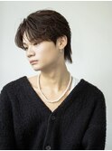 ニュアンスセンターパート 韓国ヘア 韓流ヘア ダウンパーマ