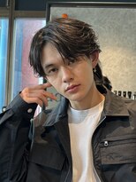 スタッド 松戸(stud. Men‘s)&nbsp;フェザーパーマ/ニュアンスパーマ/センターパート/毛流れパーマ