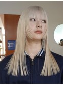 ブリーチ1回で作るホワイトブロンド