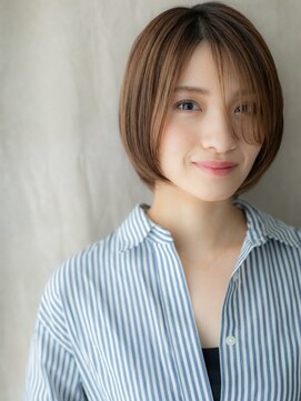 カバーヘア 上尾西口店(COVER HAIR) フェイスフレーミング透明感カラーショートボブY上尾20代30代