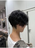 刈り上げパーマ