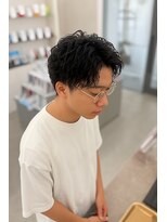 ヌードルバイコア(noodle by CoRe.gn)&nbsp;ソフトツイストスパイラル束感×メンズパーマスタイル