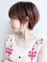 セイドット リー(Say. Ree)&nbsp;say.ショートボブひし形ショートローズブラウン暗めカラー