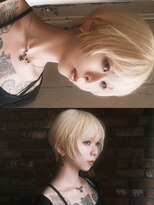 ボコカ(bococa)&nbsp;【macana指名】ホワイトブロンドケアブリーチショートボブ