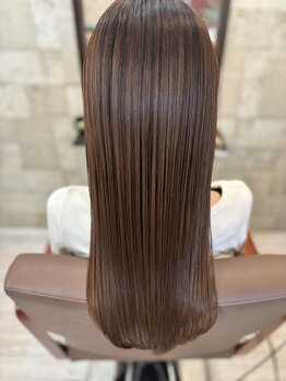 ロブ(.loB)の写真/【新潟駅徒歩10分】髪質改善トリートメントでうねりを取り艶髪を叶えます！髪のお悩みご相談ください◎