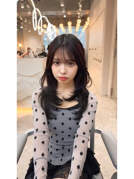 シーシンジュク 新宿南口(Sea shinjuku) オリーブブラウン+レイヤーカット