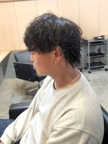 ニアウ 伊勢崎連取店(Niau)&nbsp;マッシュウルフ波巻きツイストスパイラルパーマ