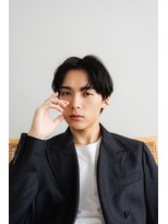 ロウ 銀座(RAW)&nbsp;ラウンドマッシュ　ナチュラルマッシュ　毛流れセンターパート