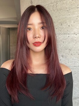 パール(PEAR+L)の写真/【三宮駅/北野坂】憧れの小顔美人へ☆レイヤー/前髪悩み解決！自宅でもセットしやすいヘアスタイルを♪