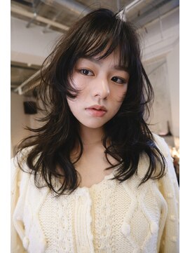 シティ 薬院(SITY.) レイヤーカット 顔周りカット ブリーチなしダブルカラー