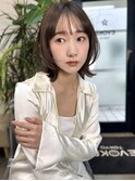 小顔カット顔まわりレイヤー髪質改善ボブヘアボブレイヤーカット