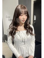 ソワンドゥブレスシエン 堀江店(soin de brace CIEN) チョコレートブラウン×韓国風レイヤーカット