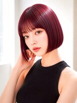 ルービック 豊中(Rubik's)&nbsp;大人可愛いボルドーカラーの艶ボブ