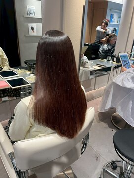 ガリカ 蔵前(Gallica) <ゲスト>縮毛矯正でツヤツヤストレートロング