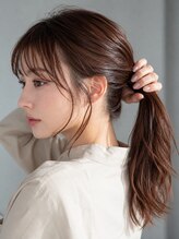 羽エクステが選ばれる理由７：結んでも目立ちにくい◎
