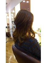 アレス エクステを使用したエレガントセミディ