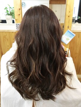 ララテラス(LaLa Terrace) ~LaLa Terrace流~ヴァイオレットブラウン×ナチュラルロング