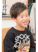 キッズカット　ショート【 アシンメトリー × ソフト刈り上げ 】