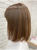 ナチュラルボブ×brown